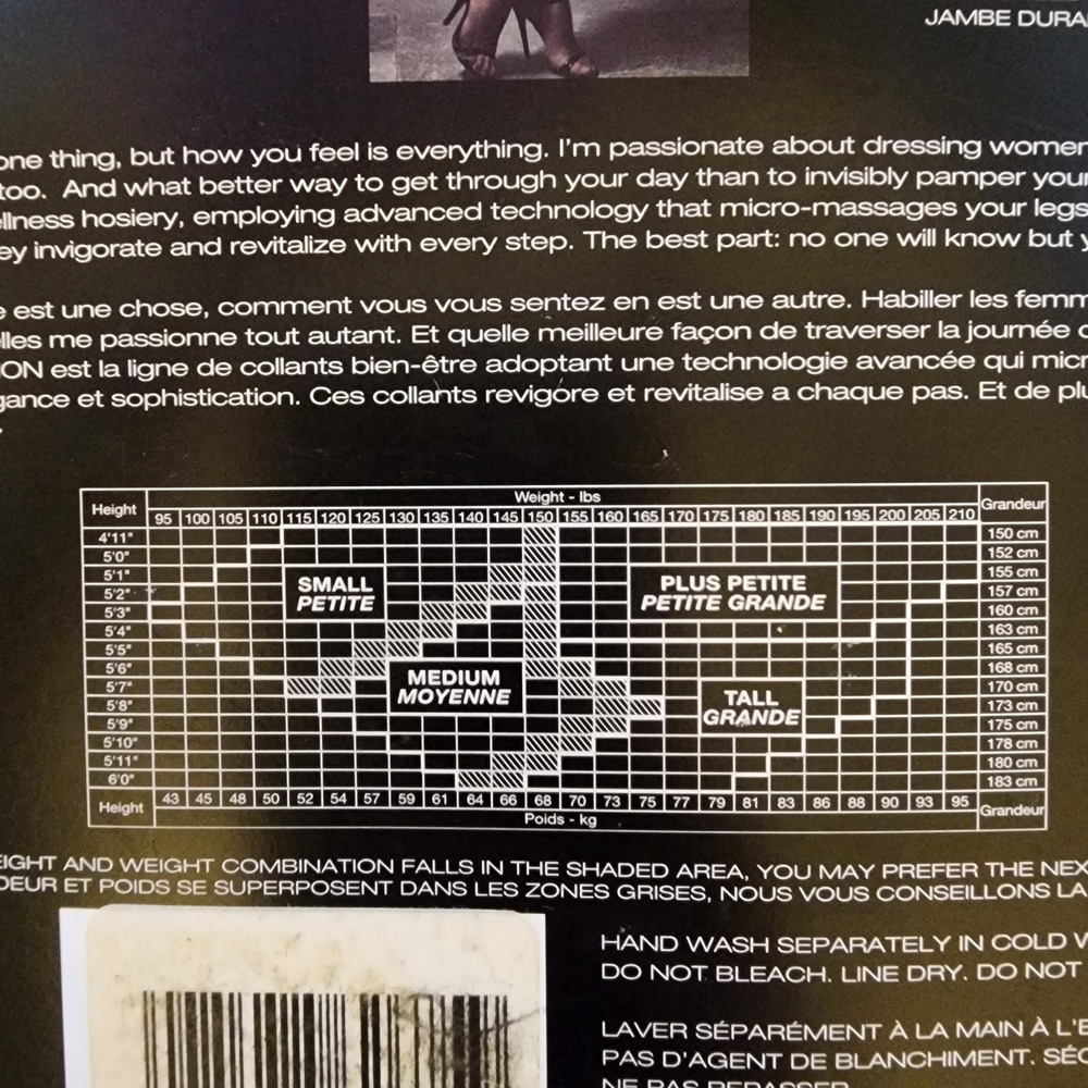 Donna Karan Women's Hosiery Evolution Sandalfoot Chocolate Medium 0B529 - Picture 2 of 5